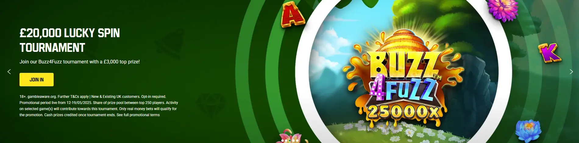 Tournoi Lucky Spin au Unibet France
