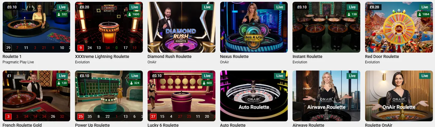 Roulette Unibet France