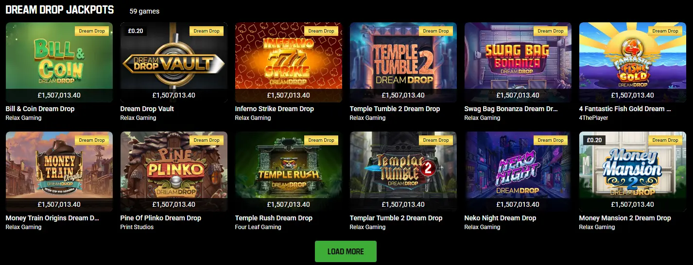 gros jackpots au Unibet France