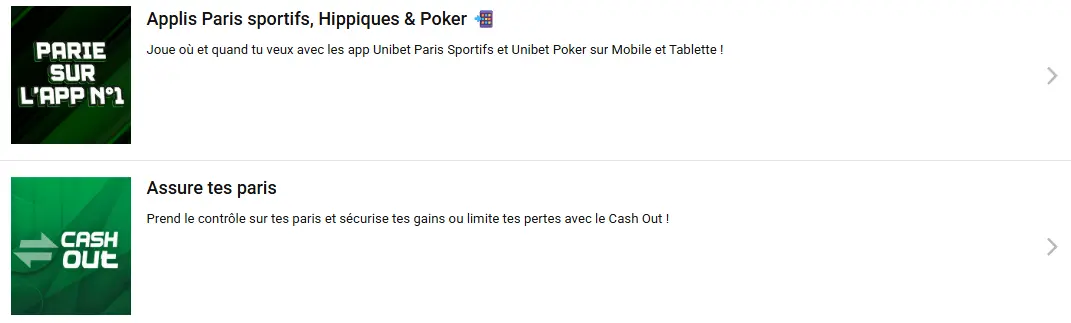 Assure tes paris au Unibet france