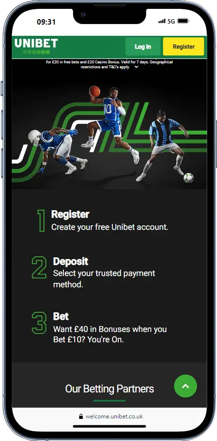 UniBet france applciaiton mobile